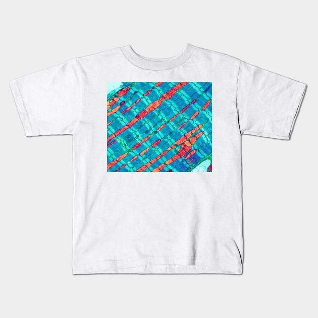 Cardiac muscle, TEM (P154/0270) Kids T-Shirt by SciencePhoto